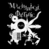 Mechanical Organic - Black T-Shirt with White Distressed Printing