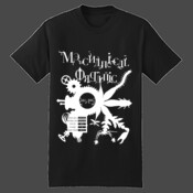 Mechanical Organic - Black T-Shirt with White Printing