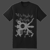 Mechanical Organic - Black T-Shirt with Grey Printing